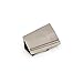 JewelrySupply Bolo Slide Lock Back 20x16mm Silver Color (1-Pc)