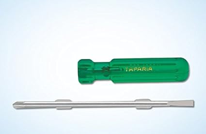 Taparia 905 Steel Two in One Screw Driver (Green and Silver)