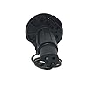 Pactrade-Marine-Black-Round-Rubber-Cap-2-Prong-Nylon-Stern-Light-Pole-Base-Socket-Plug-In