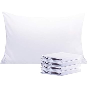 NTBAY 100% Brushed Microfiber Pillowcases Set of 4, Soft and Cozy, Wrinkle, Fade, Stain Resistant, 20
