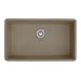 BLANCO, Truffle 441297 PRECIS SILGRANIT Super Single Undermount Kitchen Sink, 32