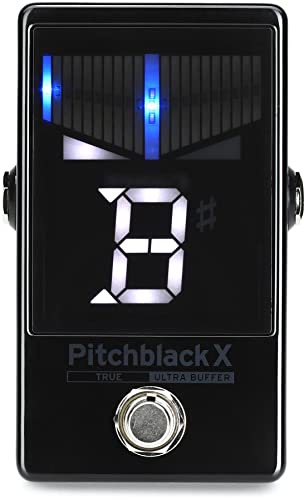 Korg Pitchblack X Series - PB-X Gitarre Chromatisches Stimmgeräte Pedal - Schwarz