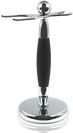 *Premium Grade* Brush and Razor Stand - Millwall 39 - Chrome with Black Trim