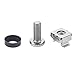 Favordrory M6 x 16mm Rack Mount Cage Nuts, Screws and Washers for Rack Mount Server Cabinet, Rack Mount Server Shelves, Routers, 60 Pack
