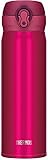 Thermos Stainless Steel Commuter Bottle, Vacuum insulation technology locks,0.5-L,Strawberry red,[one-touch open type] ,JNL-502 SBR