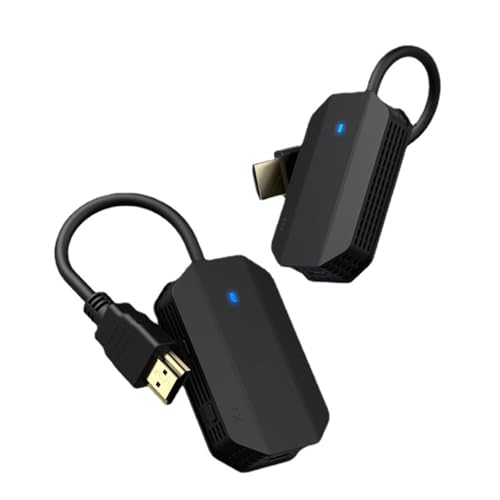Transmitter Receiver, Dual Screen Cast & Extend, Multi to One Screen Cast, Sound and Video Synchronization, No Delay, Plug and Play