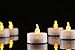 Homemory LED Tea Lights Flickering, Long Lasting Battery Tea Light Candles for Home Decor and Seasonal Celebration (Amber Yellow)