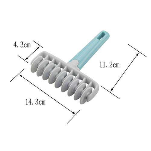 ☀ Dergo ☀Cake wheel,Plastic Wire Mesh Knife Roller Knife Confectionery Pizza Pizza Cake Baking Tool