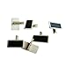 wonder4land 10 Pcs Mini Wooden Blackboard Messages Memo Chalkboard Clip Holder