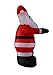 8 Ft Inflatable Portable Christmas Santa Claus Xmas Indoor Outdoor Lawn Yard Decoration Place Box Beside Foot