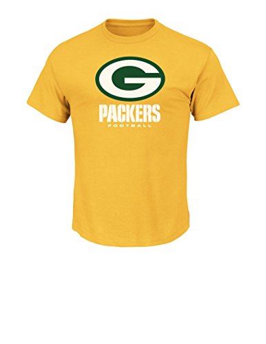 NFL Green Bay Packers Men's UP4 Tee, Gold, XX-Large