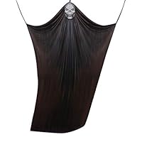 Minelody Hanging Ghost Ornaments, Halloween Decorative Horror Ghost Gauze Scary Creepy Indoor/Outdoor Decor with Black and White for Holiday Party and Halloween