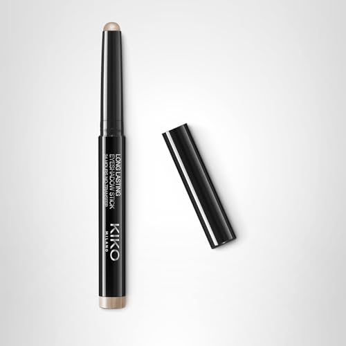 Kiko Milano Long Lasting Eyeshadow Stick - 24-Hour Wear, Transfer-Proof, Creamy Blendable Formula with Argan Oil, No-Transfer, Easy Application - 03 Golden Beige - 1.64g