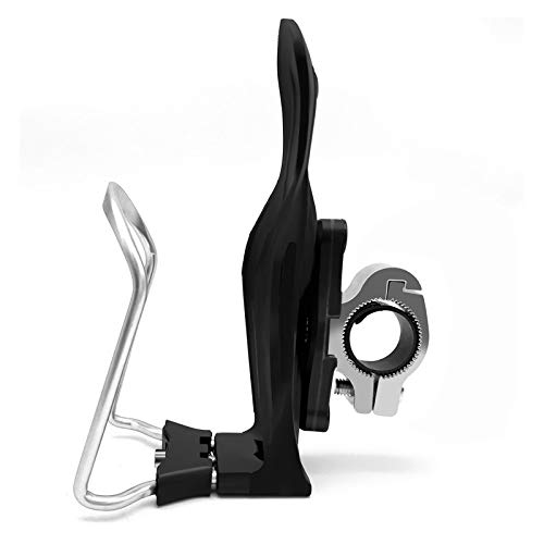 JIANKUN Adjustable Bike Water Bottle Cage,Lightweight Aluminum Alloy Bicycle Water Bottle Holder with Handlebar Mount Bracket (B-Type)