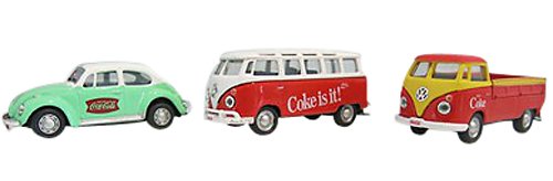 Motor City Classics 1:72 VW Gift Set Beetle T1 Pickup Samba Bus