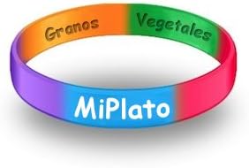 MyPlate Wristbands Adult Spanish MiPlato - Pack of 20 - Health Fair Prize