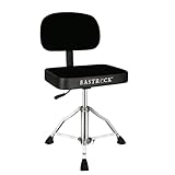 EASTROCK Drum Throne with Backrest Airlift