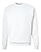 Hanes-Sweatshirt 7.8 oz. 50/50 - NON HOODED~White~Adult-SM