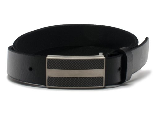 Nickel Free Titanium-Carbon Fiber Belt, Black 36"