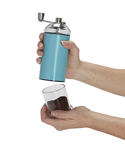 Copco Kompakte Kaffeemühle, manuell, verstellbar, 16,5 cm, Aqua – Bild 6