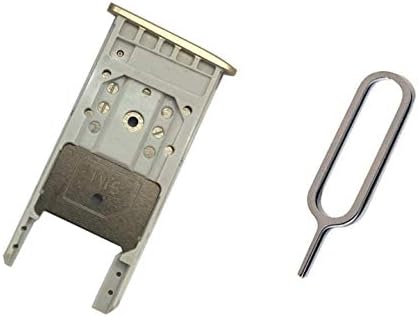 Single SIM Card Slot Holder Tray for Moto G5 Plus XT1687 XT1684 XT1685 (Gold)