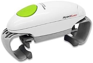 Robotwist Hands Free Jar Opener, 7.87 L x 2.95 W x 4.33 H | Jar lid opening size range 1-3.5 D | Requires AA batteries by Robotwist