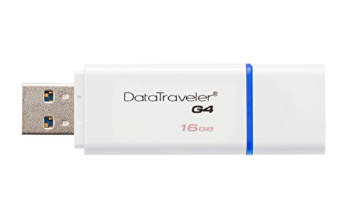 Kingston Digital 16GB Data Traveler 3.0 USB Flash Drive - Blue (DTIG4/16GB )