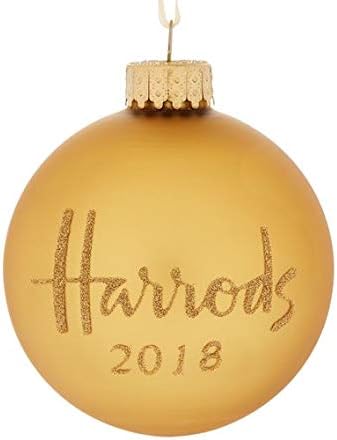 Decorazioni Natalizie Harrods.Harrods Of London England Datato Pallina Di Natale 2018 Oro Amazon It Casa E Cucina