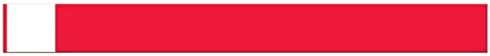 TABBAND WBW711-25R1 Write-On Wristband, Poly Adhesive Closure, 1" x 10", Adult, Red (Pack of 500)