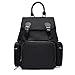 HaloVa Diaper Bag, Women's Backpack, Fashion Maternity Mom Back Pack, Waterproof Travel Backpack, Large Capacity Baby Nappy Bag, Black