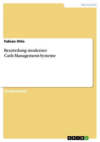 Amazon Com Beurteilung Moderner Cash Management Systeme German