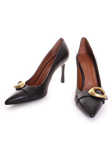 coach waverly signature buckle pumps