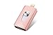 128GB iPhone USB Flash Drive, iOS Memory Stick, iPad External Storage Expansion for iOS Android PC Laptops (Gold) (Rose Gold)