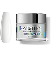 Aokitec White Acrylic Powder for Nails, Professional Acrylic Nail Powder,Lasting Acrylic Powder f...