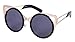 WODISON Womens Retro Mental Frame Round Lens Cat Eye Sunglasses Eyeglasses