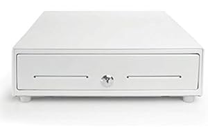 Star Micronics 37965590 Cash Drawer, 16" x 16", Printer Driven, 5 Bill 8 Coin, 2 Media Slots, Cable Included, White