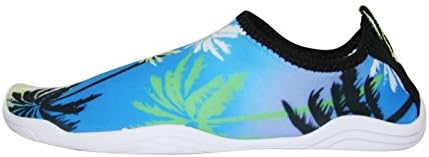 Happy Bull Water Shoes Swim Slippers for Womens Mens Pool Beach Barefoot Sneakers (AQ-02) Blue 44