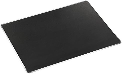 Durable Aluminum Mouse Pad, iWheat Non-Slip Mouse Pad with Rubber Base, Waterproof Gaming Mouse Pad for Mac Black
