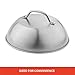 Bellemain Stainless Steel Cheese Melting Dome for Griddle Basting Cover Steaming Cover
