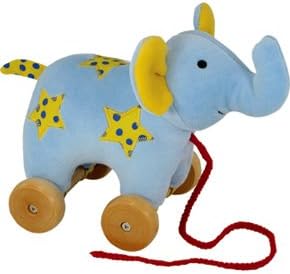 Rich Frog Classic Elephant Pull Toy, 8"
