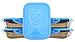 6 Pack Fitness Sure Seal Meal Prep Containers Set of 5 20oz (Black/Neon Blue)