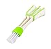 Lautechco Multifunctional Double Cleaning Brush Head Window Blind Duster Cleaner for Car Air Outlet Keyboard Air Condition
