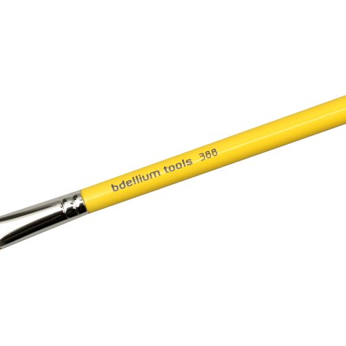 Bdellium Tools Studio Line Spa Fan Brush, Yellow