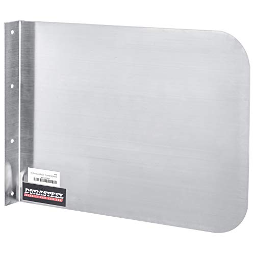 DuraSteel Stainless Steel Side Splash Guard 17" x 12" Wall Mount