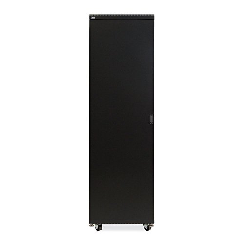 42U LINIER Server Cabinet - Solid/Solid Doors - 24" Depth
