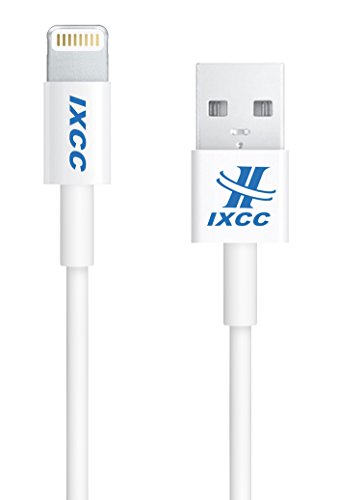iXCC Element Series 4 inch Apple MFi Certified Lightning 8pin to USB Charge and Sync Cable for iPhone SE/5/6/6s/7/Plus/iPad Mini/Air/Pro - White