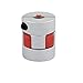 uxcell 8mm to 8mm Shaft Coupling 30mm Length 25mm Diameter Motor Coupler Aluminum Alloy Joint Connector for DIY Encoder