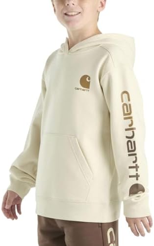 Amazon.com: Carhartt Girls' Hoodie Fleece Half-Zip Pullover Hooded