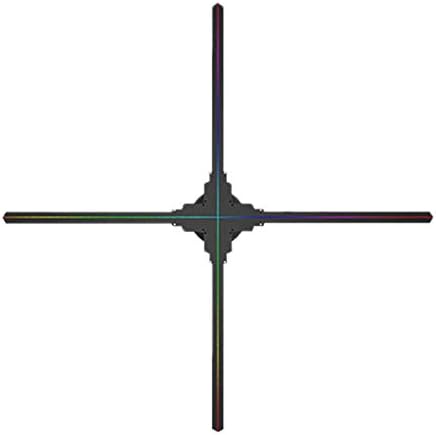 GIWOX 3D Hologran Fan WiFi,1024P HD Holographic Video Projector,Graphic 3D Photos and Videos - 3D Advertising Display is Best for Business,Store,Shop,Holiday Events Display Etc.(100cm (Holo100-1024P)