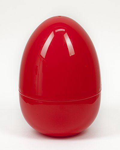 New 10 inch Jumbo Surprise Easter Egg - Huge Large Giant (Solid Red)